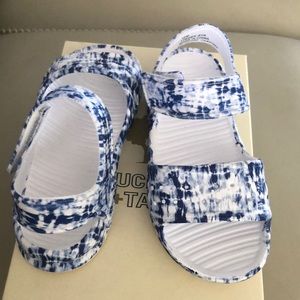 Tucker + Tate Blue Tie Dye Sandal Lightweight
